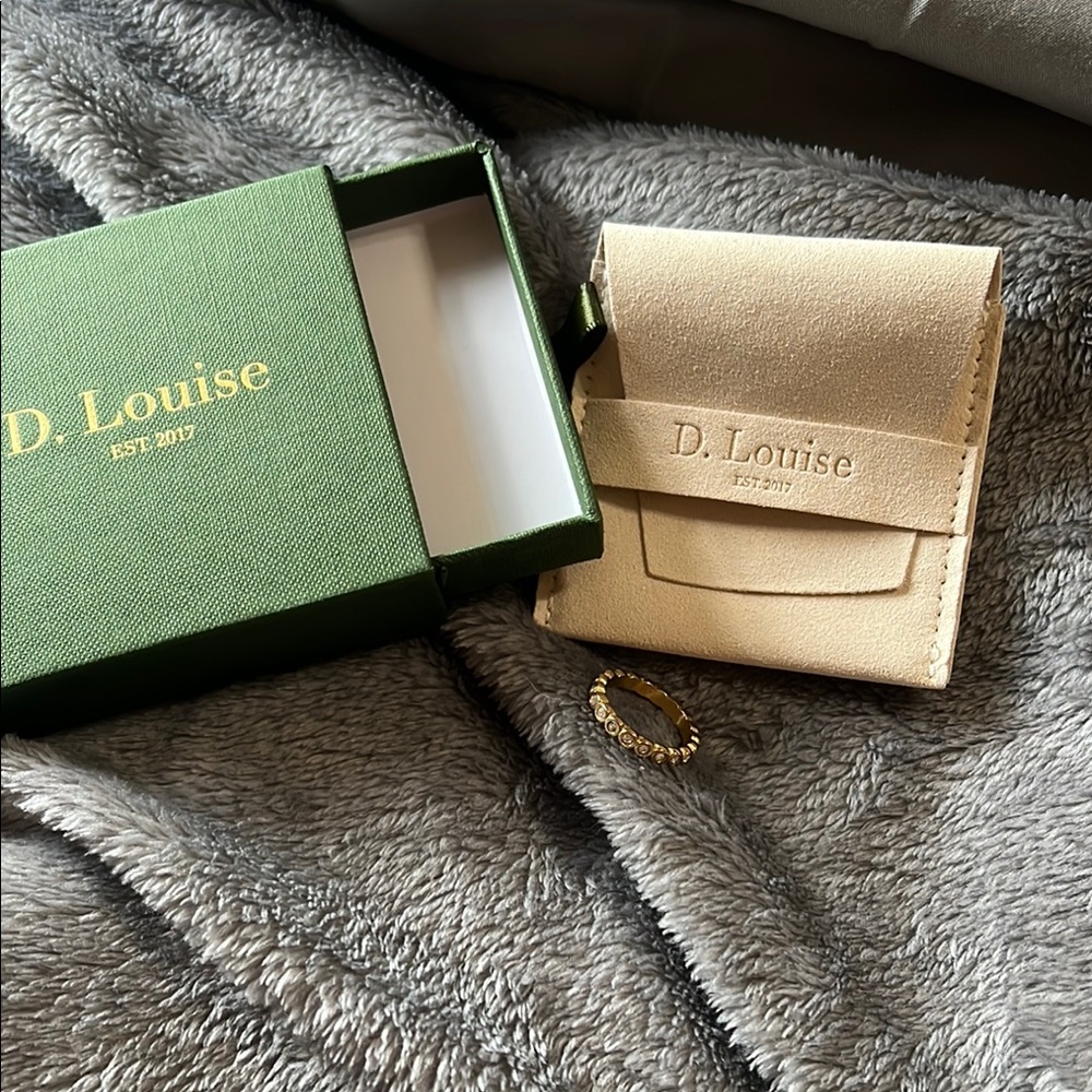 Bezel Tennis Ring - size 7